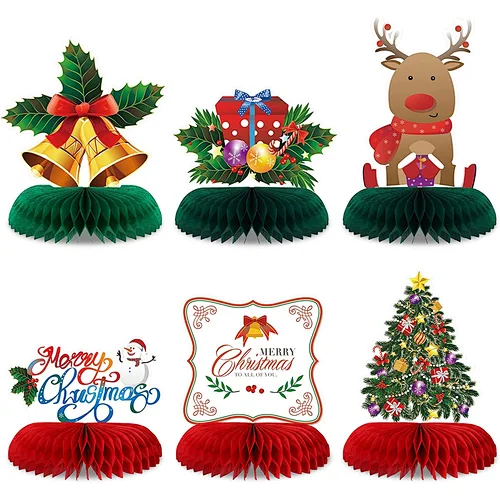 Paper Honeycomb Table Centerpiece Set