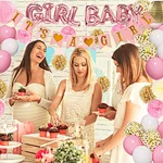 pink theme party decoration