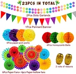 DIY birthday party decoration paper kits