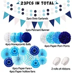 Frozen theme birthday party decoration paper kits