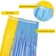 foil fringe curtains