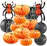 halloween decoration 3D paper pumpkin honeycomb paper lantern