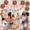 Rose Gold theme birthday party decoration