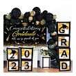 black paper balloon box for graduation party
