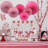 all paper fan for party decoration