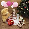 pink color Valentine party decoration paper lantern
