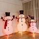 outdoor christmas lighted  decorations