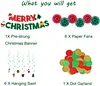 christmas decoration paper fan paper swirl