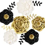 3D golden Paper Flower Decoration