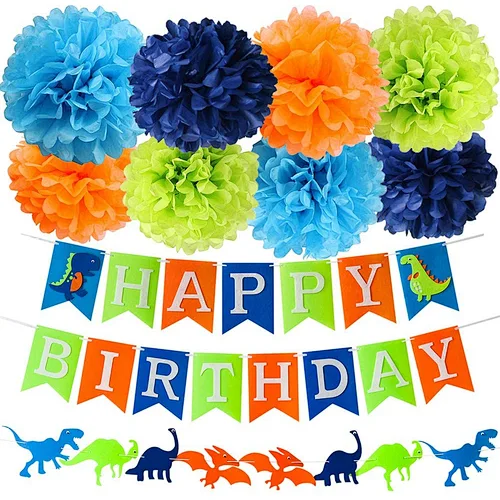 decorative Dinosaur  pom pom tassel