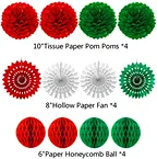 Birthday Christmas Party Decoration Supplies Set