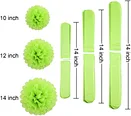 paper decorations pompom flowers