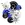 tissue black blue paper garland party decorations