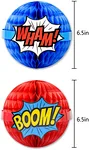 Superhero hanging paper honeycomb
