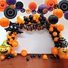 Halloween decoration tissue paper flowers