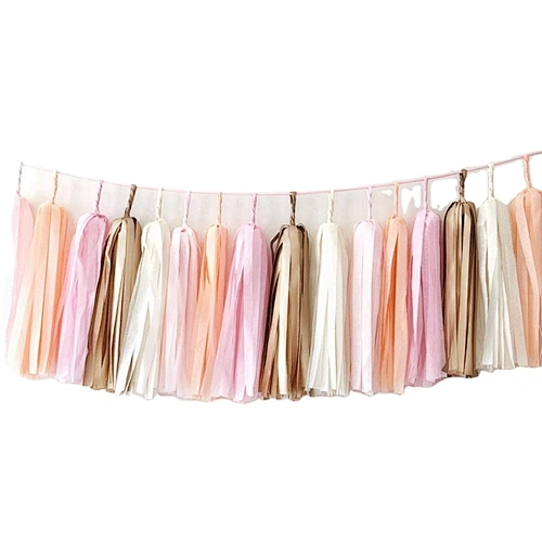 DIY Tissue Paper Tassel