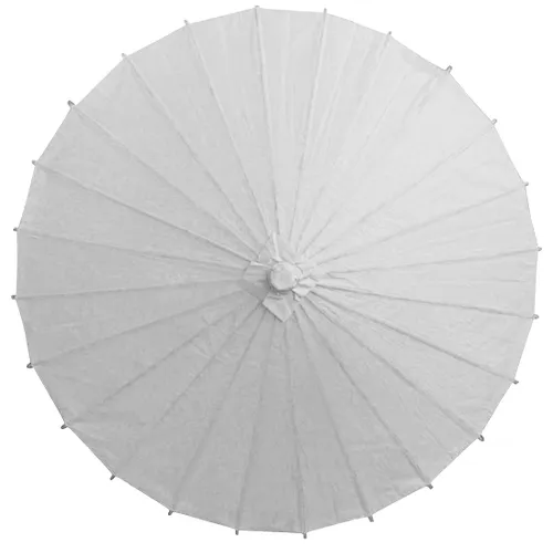 HKH Handmade Chinese Classic Solid Color DIY Paper Umbrella