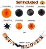 black and orange color halloween decoration kits