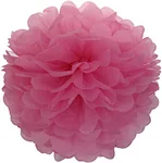 solid color paper pompom