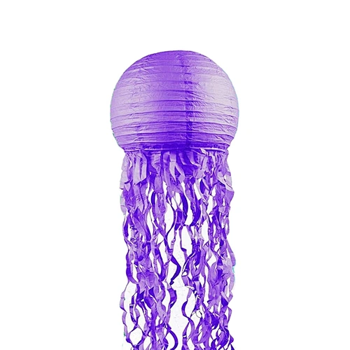 Party Indoor Outdoor Mermaid Themed Decorations Benevolent Bear Jellyfish Paper Lanterns