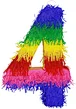 colorful number pinata