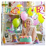 "Fuzhou Huikaihua Arts & Crafts Co., Ltd." specializes in producing high-quality PVC spiral ornaments for various party occasions.