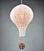 fabric balloon hanging lantern for kids room decoration