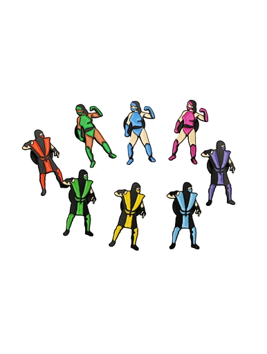 mortal kombat pin
