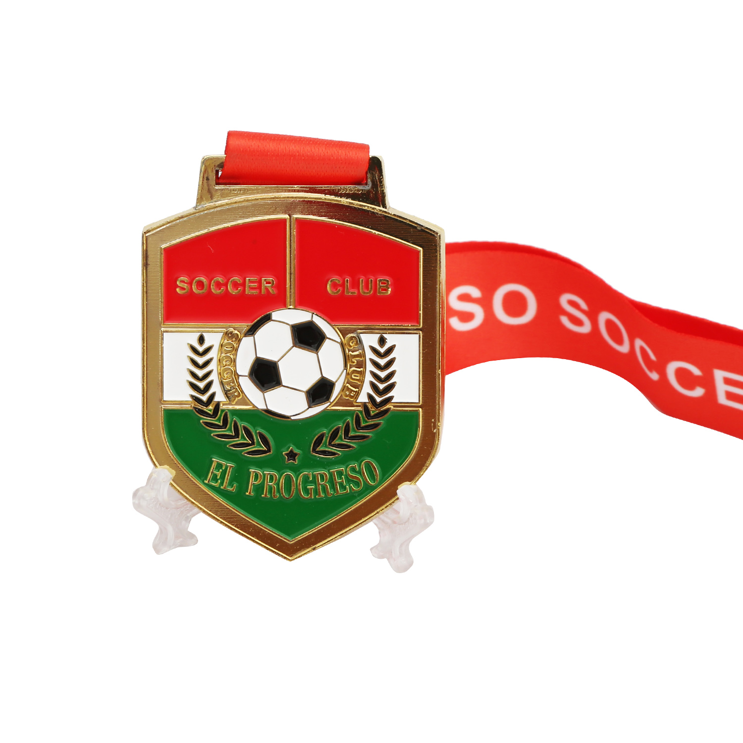 custom soccer medals