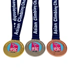 Custom Made Die Cast Climbing Medal
