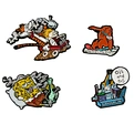 Hot sale custom soft enamel cartoon anime pin
