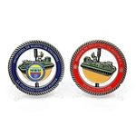 PERSONALIZED CUSTOM METAL DIE CASTING SPINNING ENAMEL MARINE CORPS CHALLENGE COIN