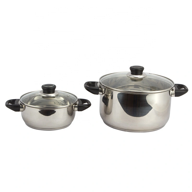 stainless steel cooking stock pots hot pot casserole set with lid