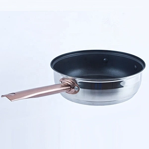 non stick stainless steel palm restaurant cookware fry pan set frying pan