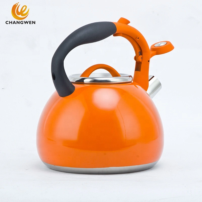 3 liter stainless steel whistle kettle whistle teapot, pot with faster bottom