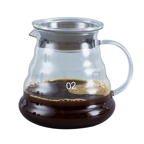 360ml/600ml/800ml Glass Cloud Pot Coffee Share Pot Pour Over Coffee Pot for Family Use
