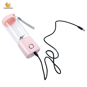 hot selling portable mini usb recharging travel juicer blender 4 blades ice chopper juicer