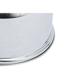 Kitchenware accessory 18cm casserole stainless steel soup pot with glass lid