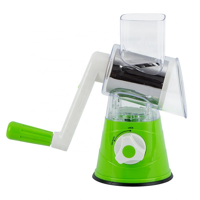 Kitchen accessories Stainless Steel Drums Plastic Manual Cheese Cutter Nut Chopper Veggie Slicer