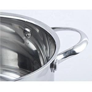 18cm with lid cooking stainless steel  cookware pot casserole set