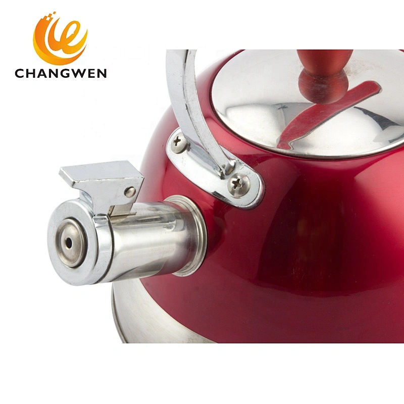 Portable Whistling Kettle Stainless Steel Hot Water Kettle Tea Kettle