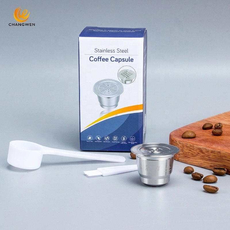 Eco friendly reusable stainless steel coffee capsule/Pod Filter for Nespresso machine