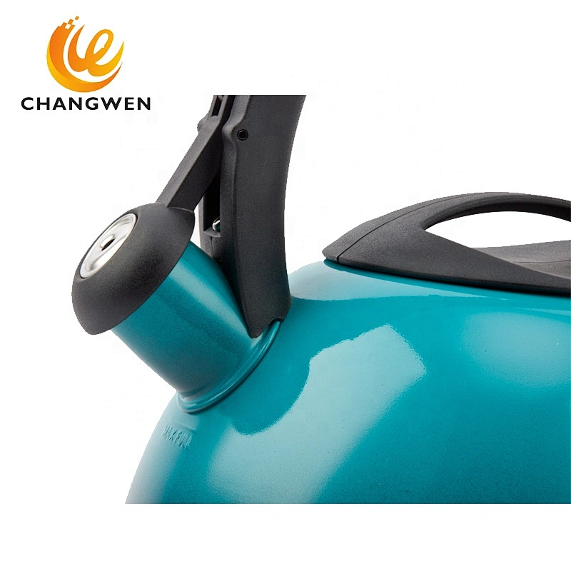 Quality 3L Blue Stainless Steel Whistling Kettle Kitchen/Home Camping Gas Hob 2 Color