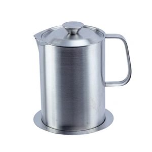 Hot-Selling Non-slip Removable Filter Oil pot  For Household Kitchen stainless steel oil pot