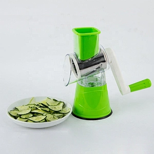Kitchen accessories Stainless Steel Drums Plastic Manual Cheese Cutter Nut Chopper Veggie Slicer