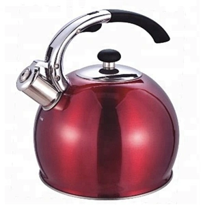 Quality Kitchenware Cheap teapot Stainless Steel surgical Whistling Kettle Tea Kettle with color painting  for stovetop