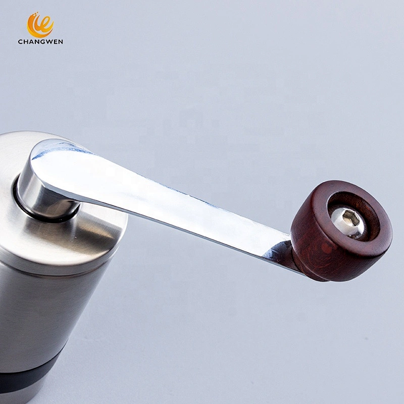 Hot selling Portable 6 Precise Adjustable Setting stainless steel grinder manual coffee bean grinder