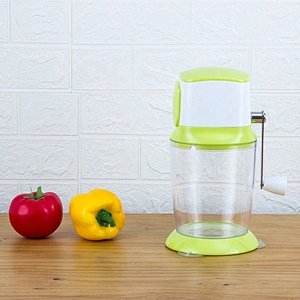 Summer need plastic manual snow ice crusher ice shaving machine for home use