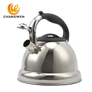 3L Kitchen Stainless Steel Whistling Kettle Induction Cooker Camping Gas Kettles Stove Top Whistling Water Teapot Cooking