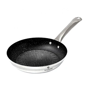 Stainless Steel Nonstick cookware Fry Pan with Nonstick Coating Capsule Bottom for East Europe